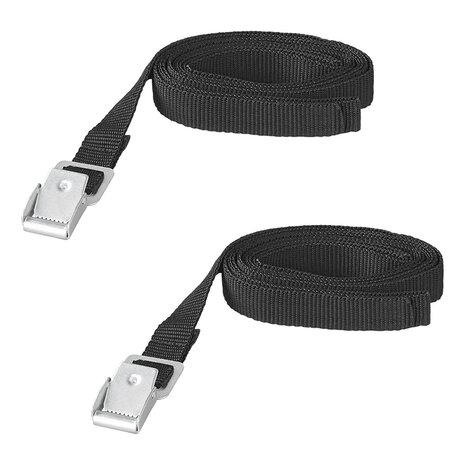 Binding straps with metal buckle 18mm-200cm - set of 2 pieces
