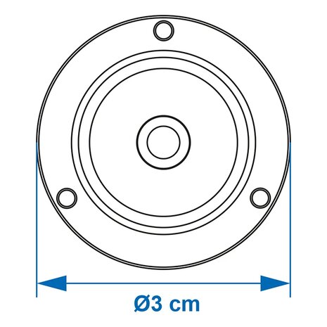 Spirit level round x5 pieces
