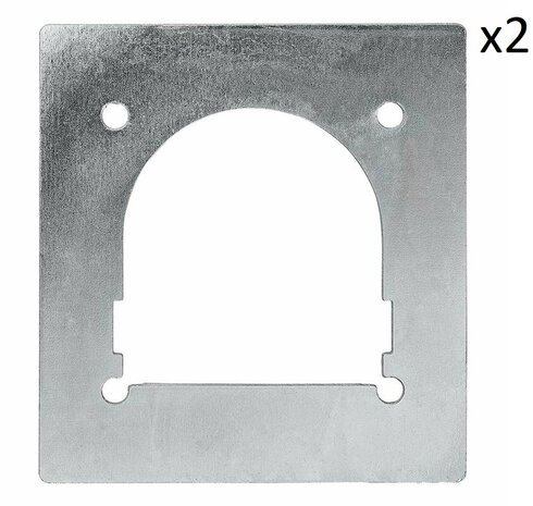 Backing plate for lashing anchor single 142x132mm x2 stuks