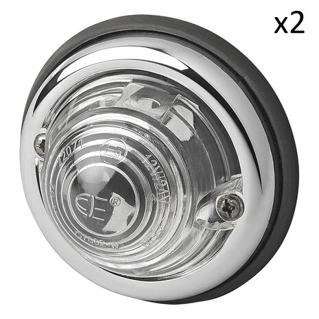 Marker light white 70mm PM x2 pieces