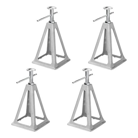 Support set of 4 aluminium