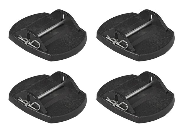 Stabilization feet with metal pin - set of 4 pieces