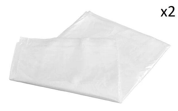 Ground sheet without plasticizers 3.00x4.00M LDPE 0.02 mm x2 pieces