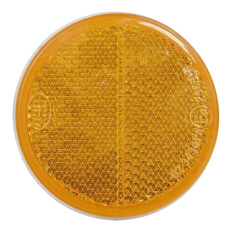 Reflector orange 60mm self-adhesive x5 pieces