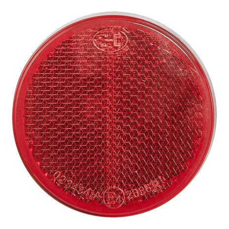 Reflector red 60mm self-adhesive x5 pieces