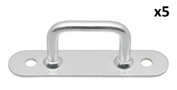 Rectangular sail eye 36mm x5 pieces