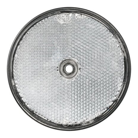 Reflector white 80mm screw mounting x10 pieces