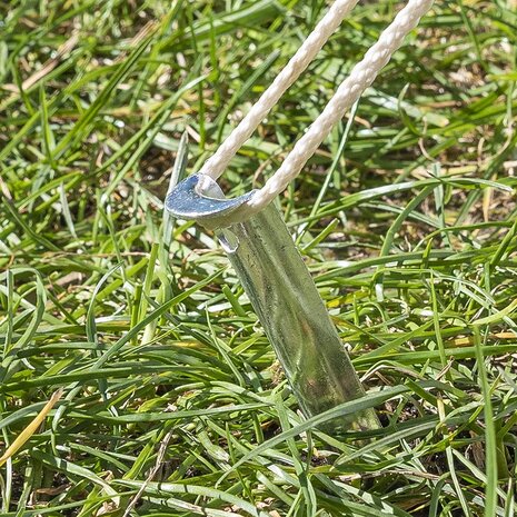 Tent peg 22cm aluminum half-round x10 pieces