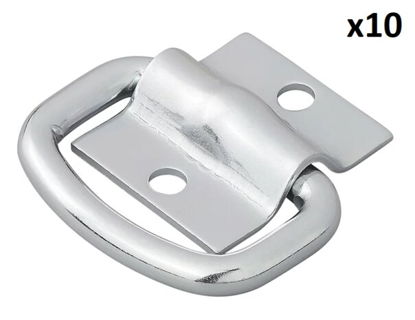 Two-piece tie-down ring 42 x 36 mm x10 pieces