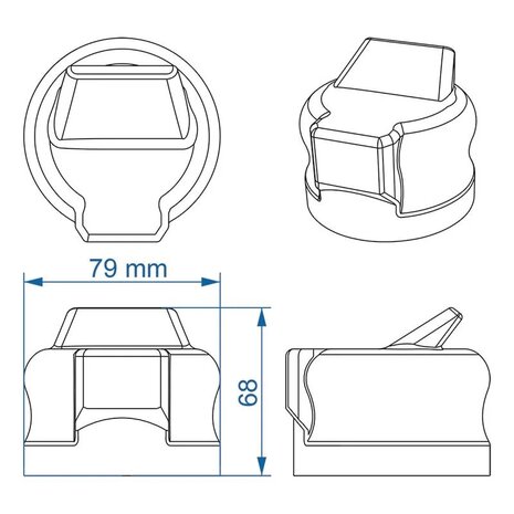 Cover for socket x10 pieces