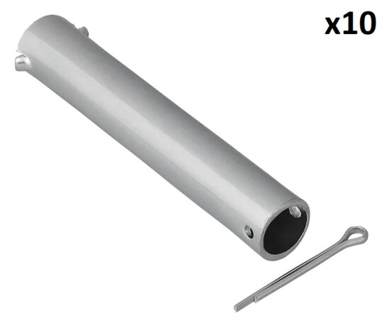 Axle for jockey wheel 48 mm x10 pieces