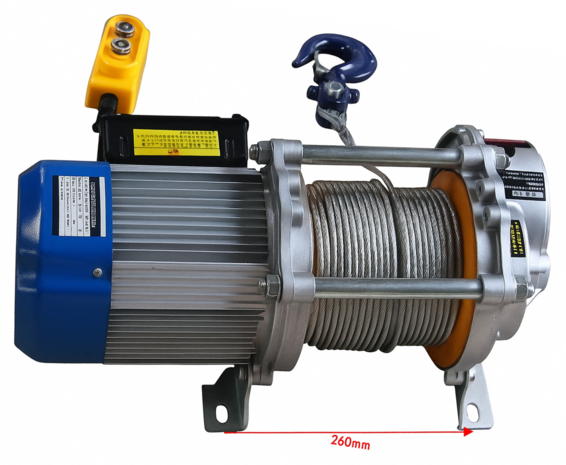 Construction crane 500kg 25m electric 230V 360° rotation