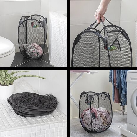 Foldable laundry bag 34 x 34 x 57 cm