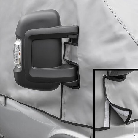 Grey window cover for Fiat Ducato X250 from 06-2006 to 2014