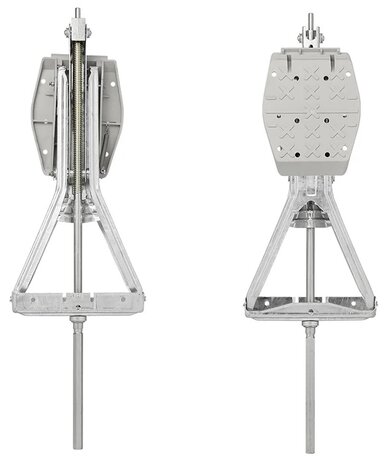 Caravan Corner Steady 1000 kg 605 x 280 mm H: 470 mm incl. stabilizing foot and extended winding mechanism