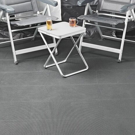 Breathable tent carpet anthracite grey 2.50 x 5.00 m