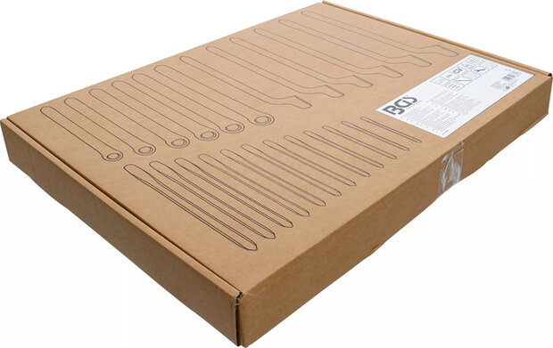 VDE Ring Spanner and VDE Single Open End Spanner Set 24 pcs