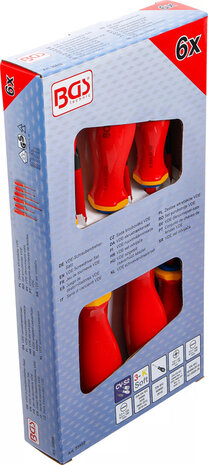VDE Screwdriver Set extra slim Tip 6 pcs