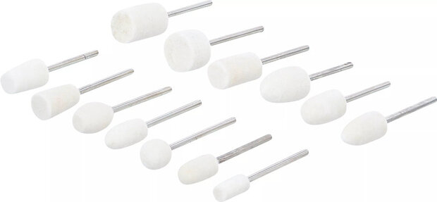Polishing Heads Assortment 13 pcs