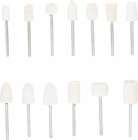 Polishing Heads Assortment 13 pcs