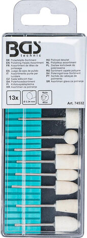 Polishing Heads Assortment 13 pcs