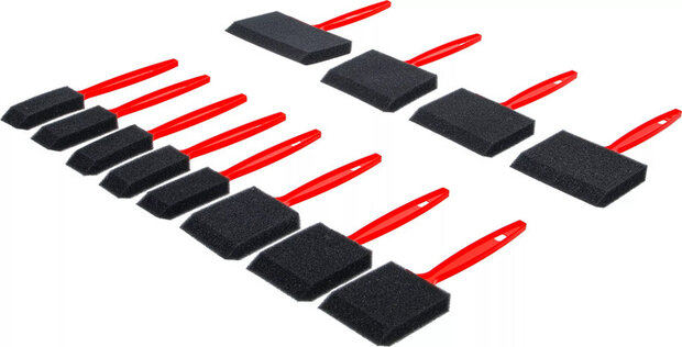 Foam / Sponge Brush Set 12 pcs