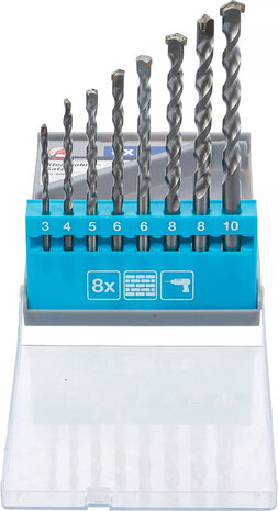 Masonry Drill Set 3 - 10 mm 8 pcs