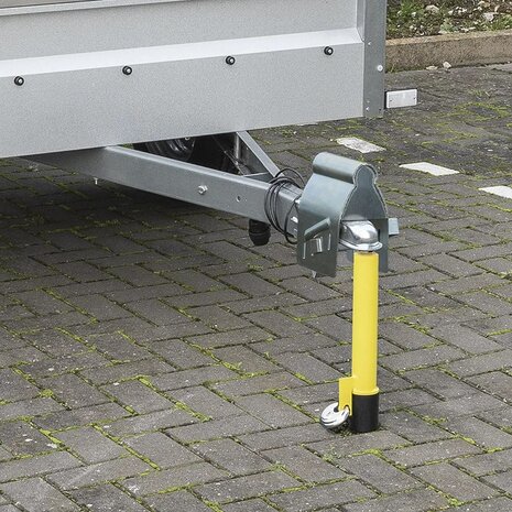 Parking post for trailer or caravan