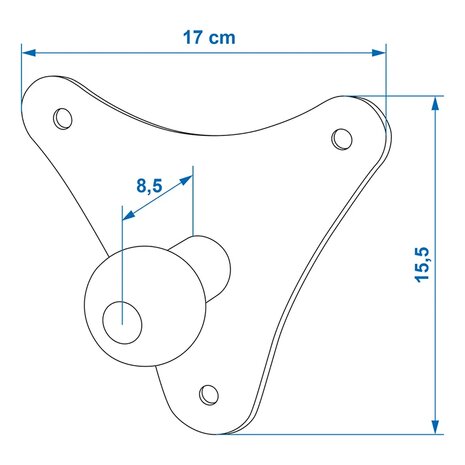 Wall mount for bike carrier