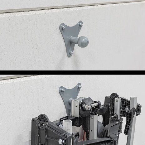 Wall mount for bike carrier