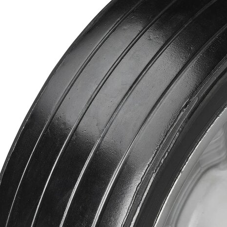 Jockey wheel tyre with large metal rim and rubber tyre 220 x 65 mm, 300 kg