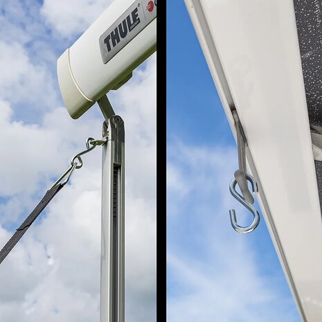 Heavy Duty storm strap set for Thule Omnistor awnings