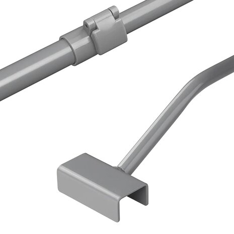 Metal adjustable cover support bar 100–155 cm for trailer tarp