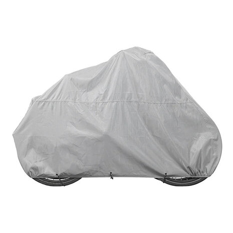 Grey protective cover for 2 bicycles (ripstop)