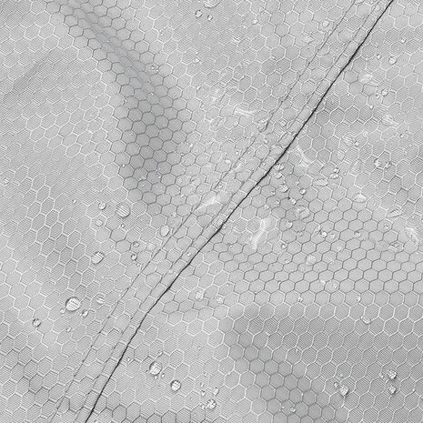 Grey protective cover for 1 bicycle (ripstop)