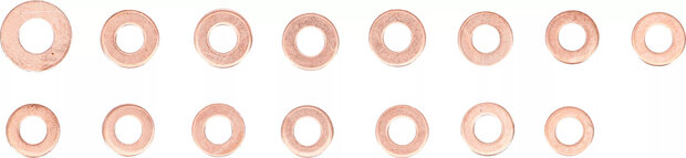 Injector Copper Ring Assortment 150 pcs