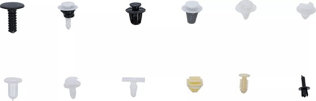Automotive Clip Assortment for Peugeot Citroen 345 pcs