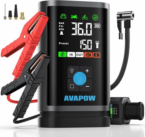 Jump Starter & Air Pump 3000A