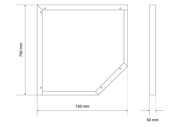 Drawer and Workshop Cabinet Basement Substructure adjustable height Coner Base