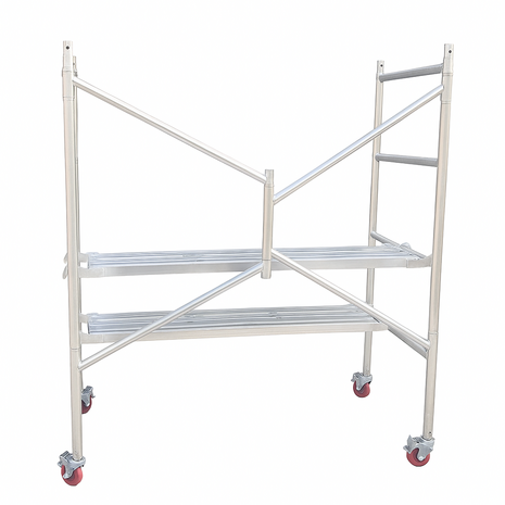Foldable work platform scaffold