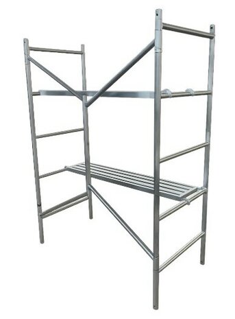 Foldable work platform scaffold