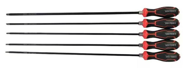 Torx Screwdriver Set (Extra Long) T20 to T40