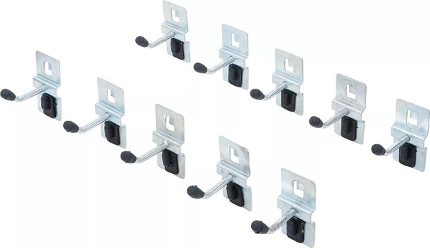 Single Hook Set 40 mm for Storage System Combination 10 pcs