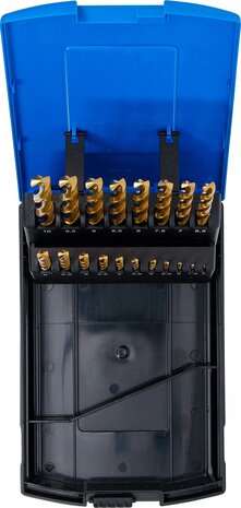 Twist Drill HSS G titanium nitrated 1 - 10 mm 19 pcs