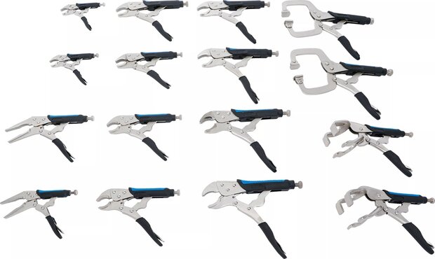 Locking Grip Pliers Set 16 pcs