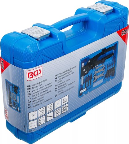 Riveter Set for Standard, Nut and Stud Rivets