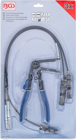 Hose Clamp Pliers with interchangeable Bowden Cables 635 - 670 mm