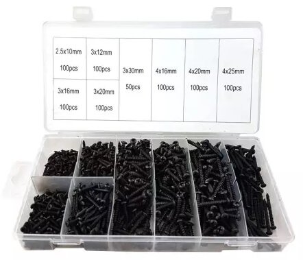 Self Tapping Screw Assortment 750pc