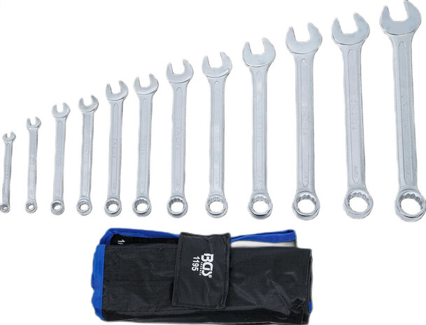 Combination Spanner Set Inch sizes 1/4 - 15/16 12 pcs.