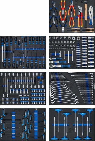 Workshop Trolley 7 Drawers with 286 Tools